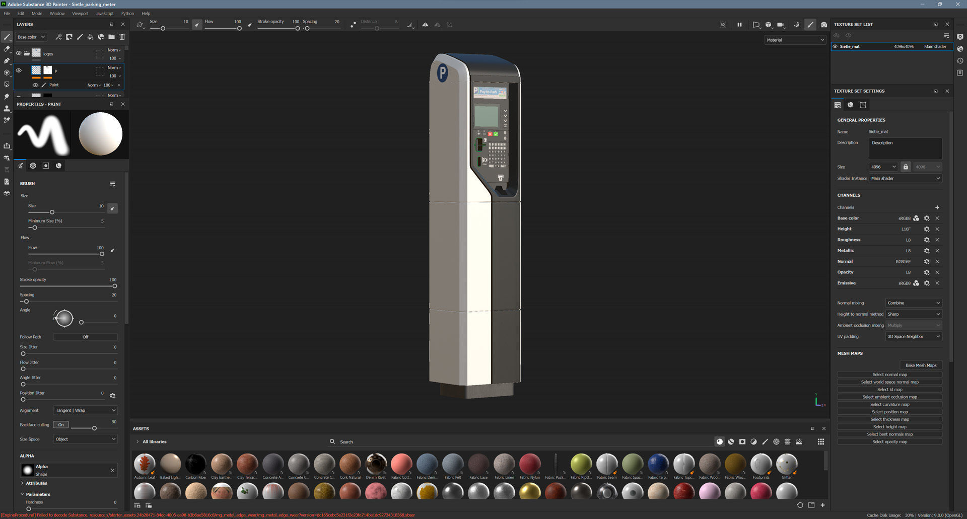 Sietle Parking Terminal Low-poly 3D model_22