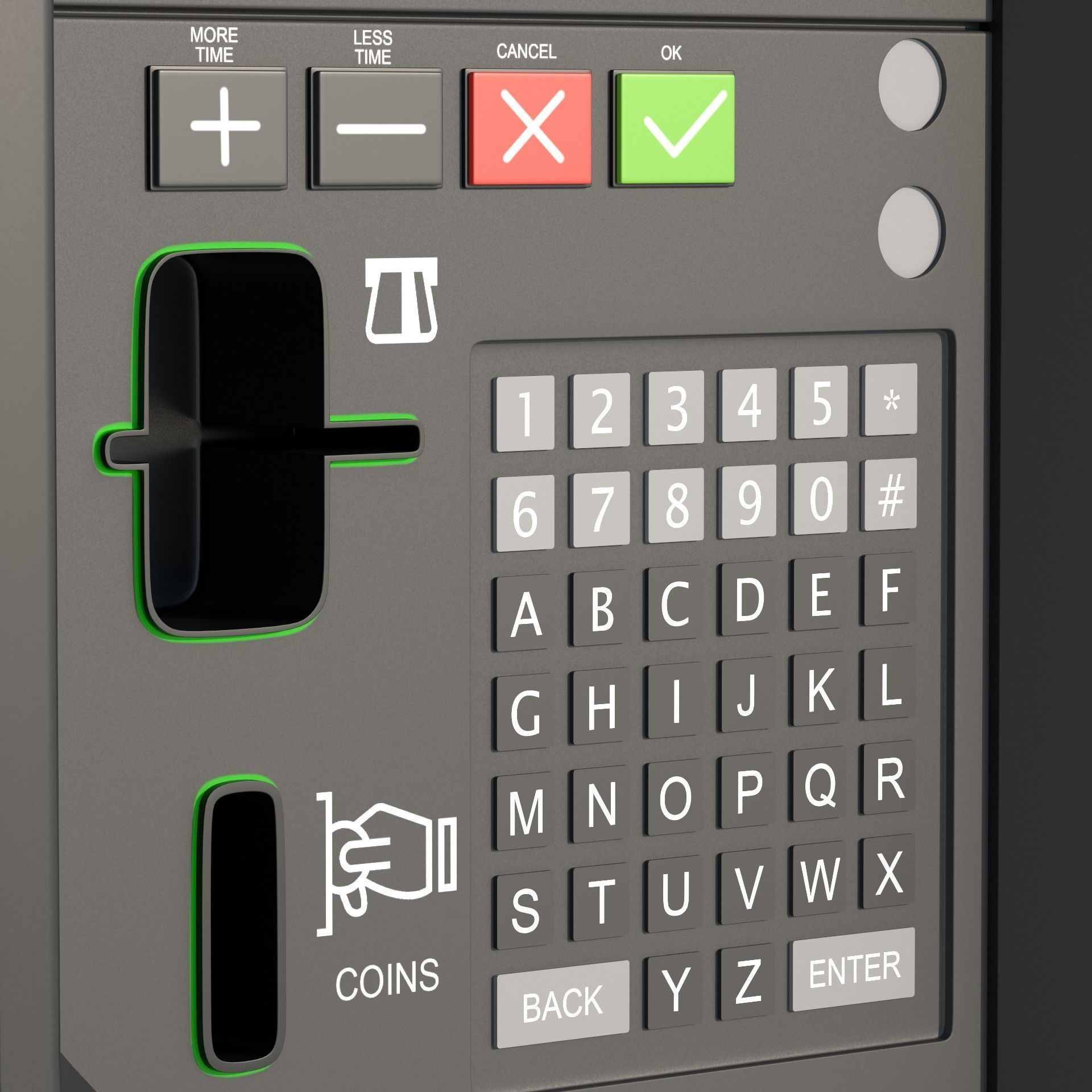 Sietle Parking Terminal Low-poly 3D model_16