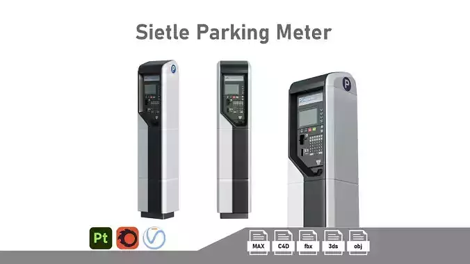 Sietle Parking Terminal Low-poly 3D model
