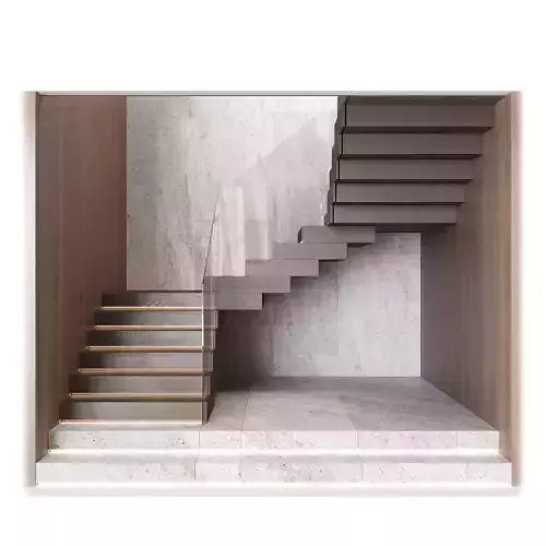 Modern interior stair 16