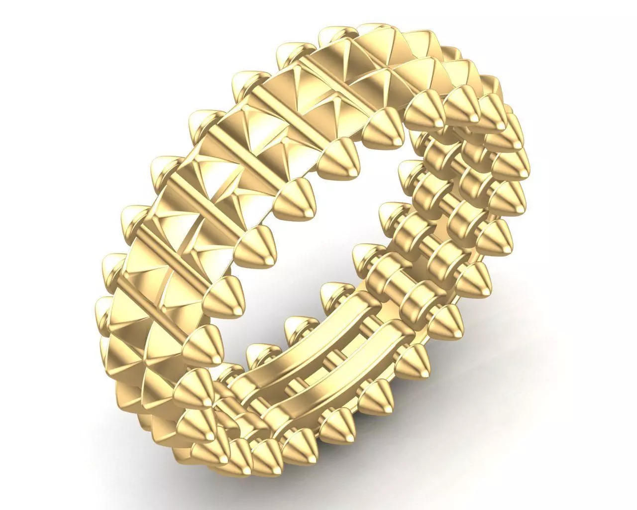 Clash Gold Ring 3D print model