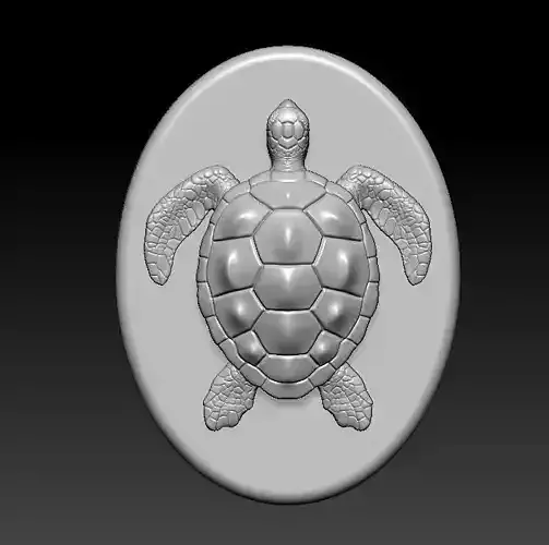 turtle 3D print model