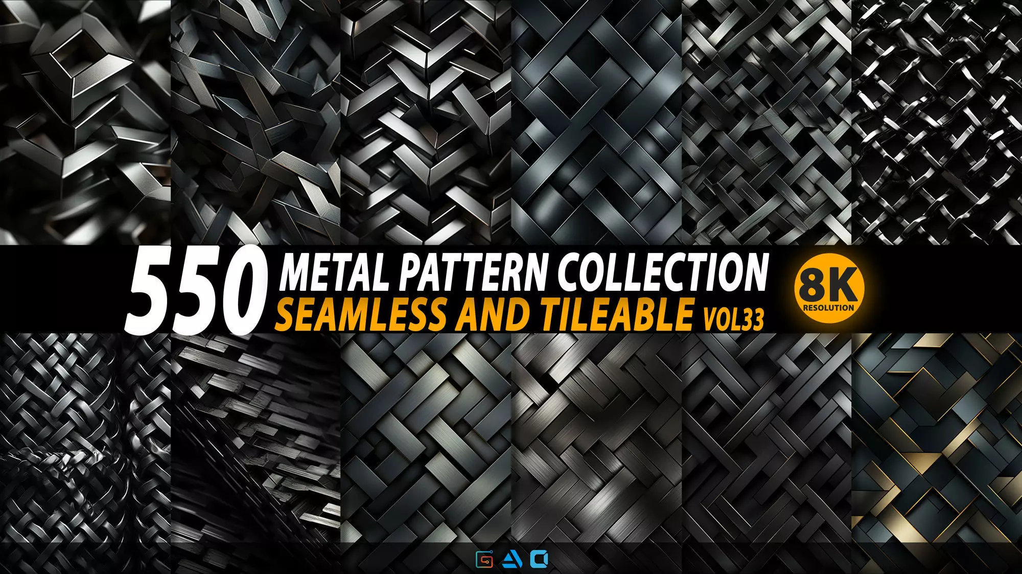 550 Metal pattern - Vol33 - 8K Res Texture_0