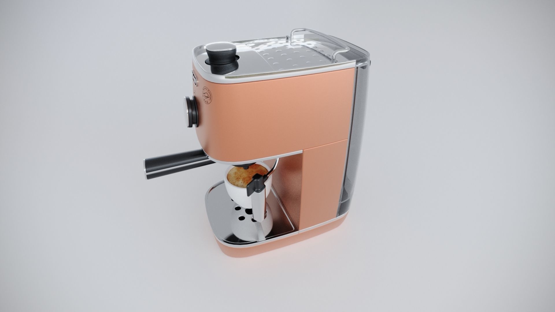 Tea machine Low-poly 3D model_6