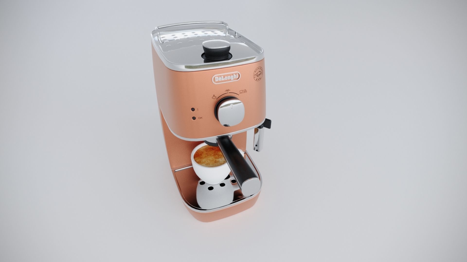 Tea machine Low-poly 3D model_2