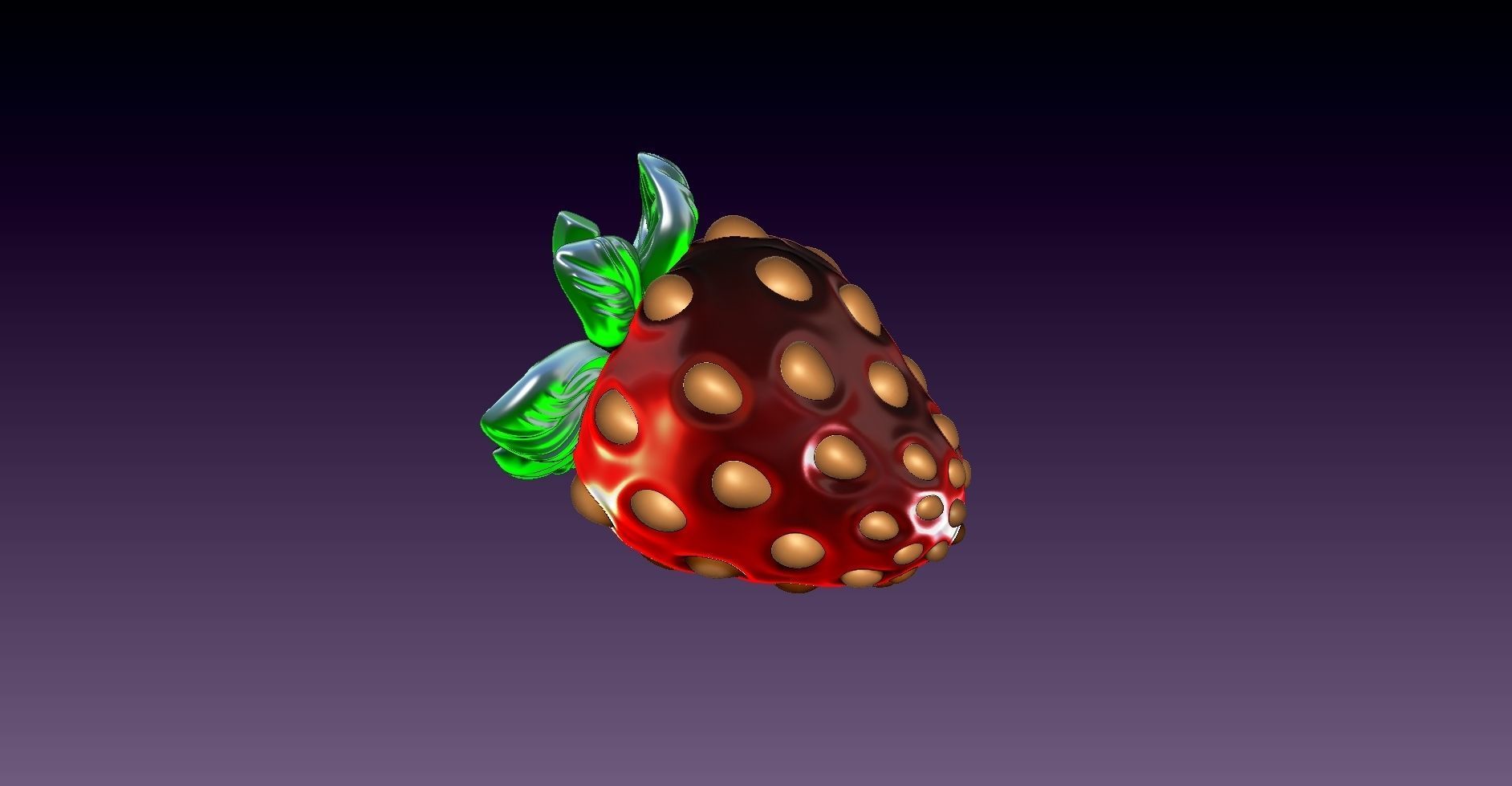 Strawberries 3D print model_5