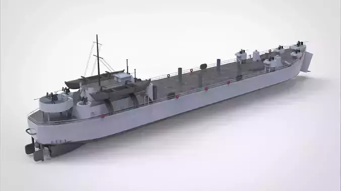 Landing Ship Tank 3D model