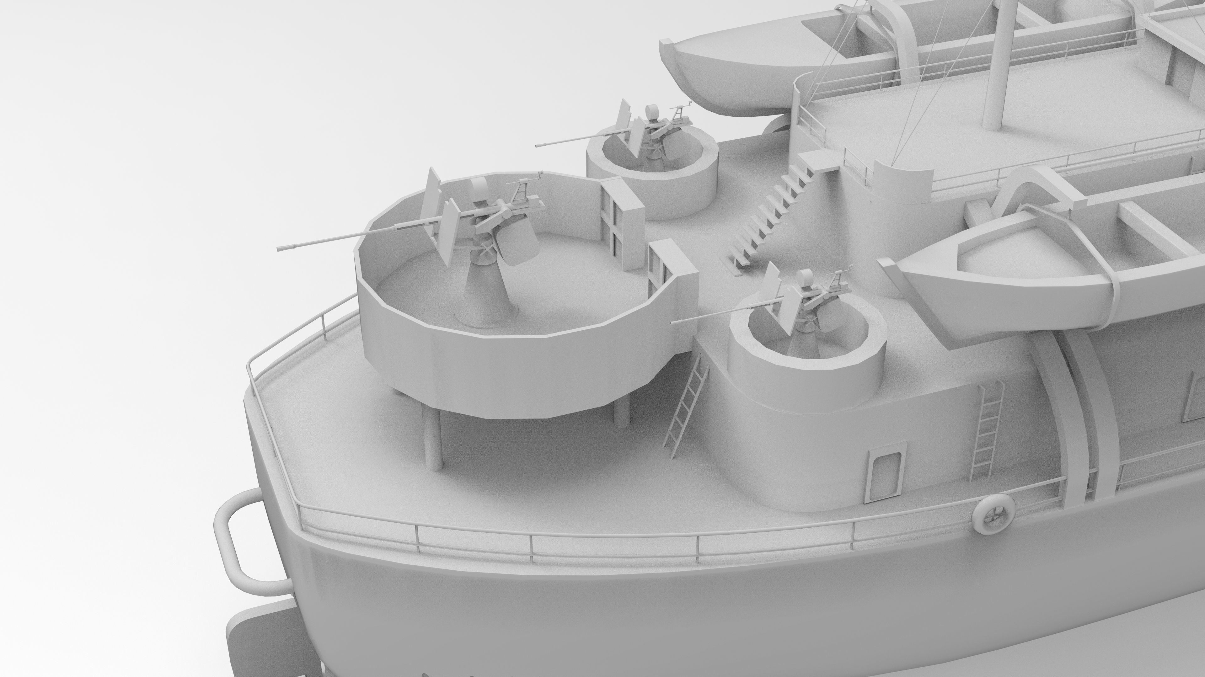 Landing Ship Tank 3D model_6