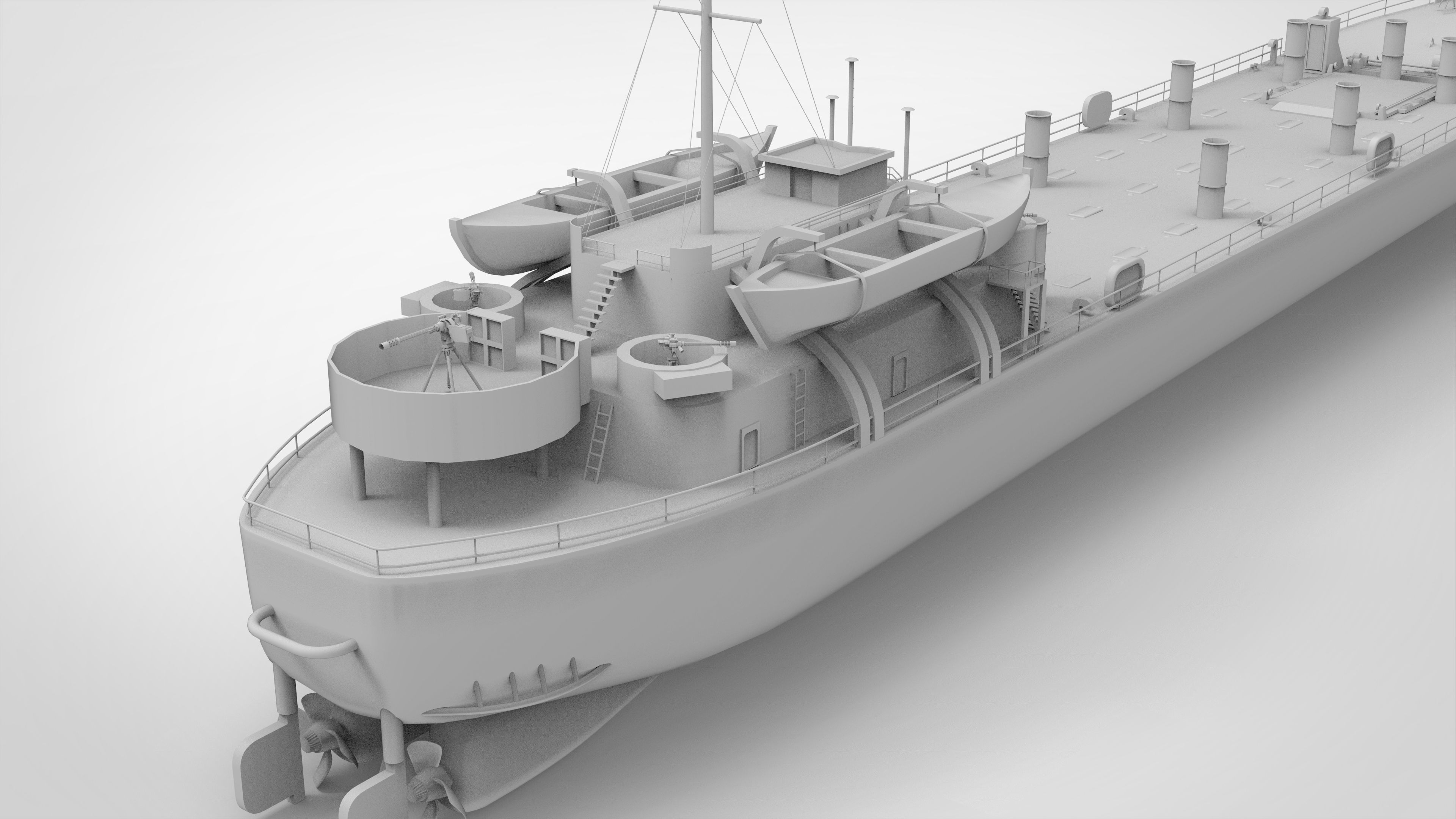 Landing Ship Tank 3D model_11
