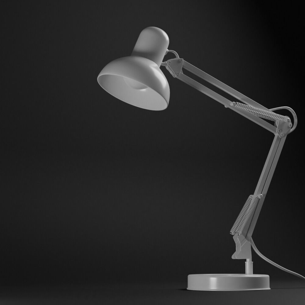 High-quality Study  Table Lamp 3D model_1