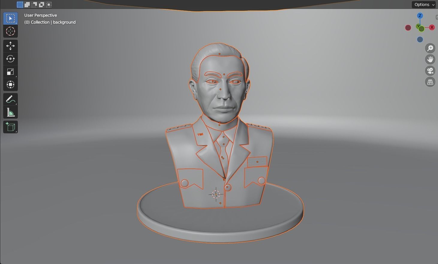 General Ahmad Yani 3D model_12
