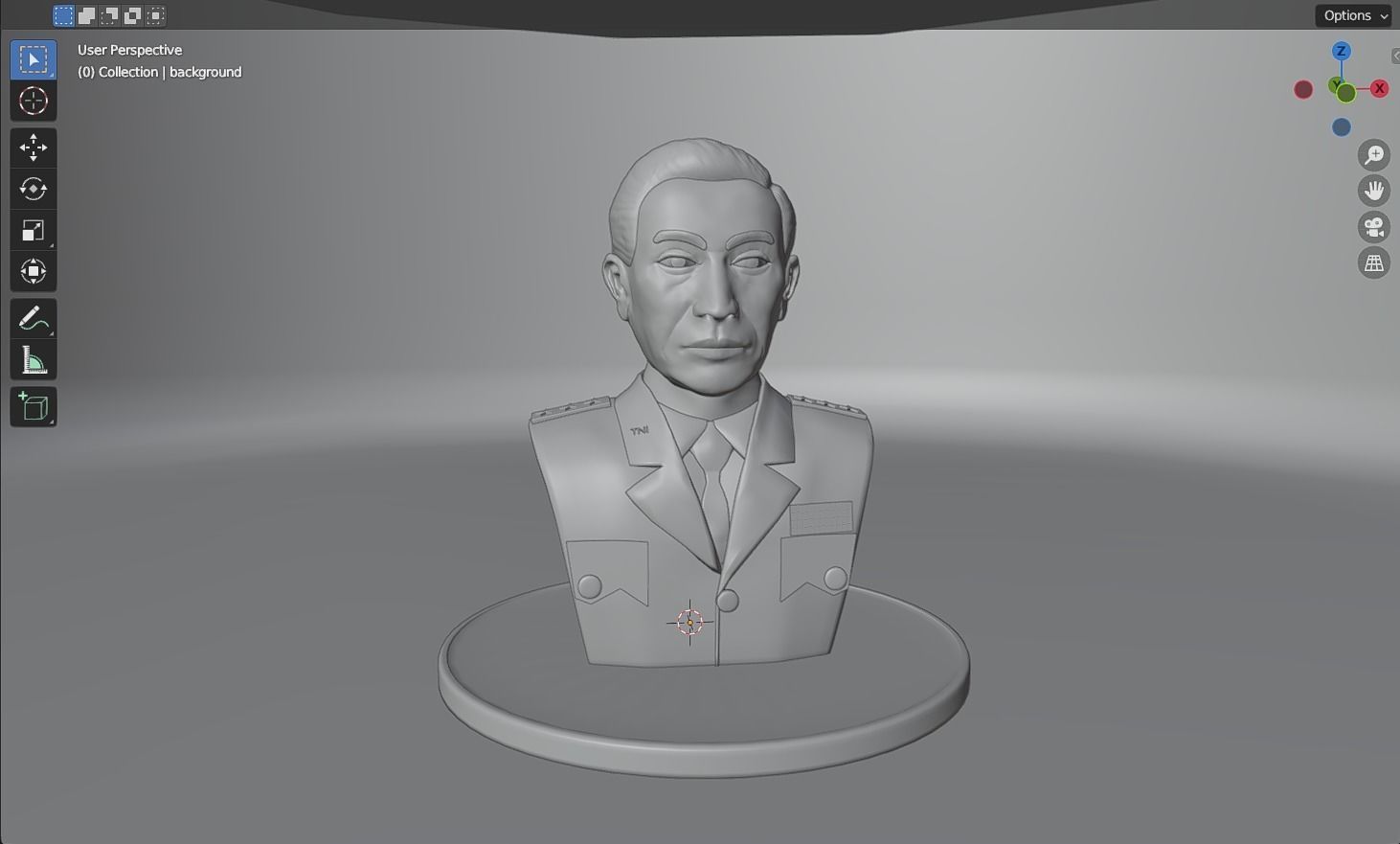 General Ahmad Yani 3D model_11