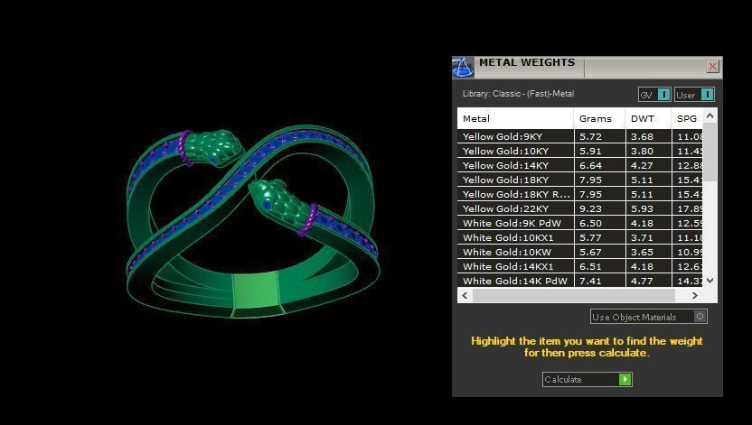 Snakes Rings 3D print model_4