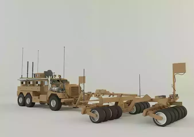 Cougar 6x6 MRAP military vehicle