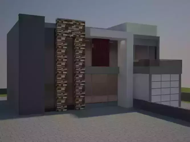 modern house exterior