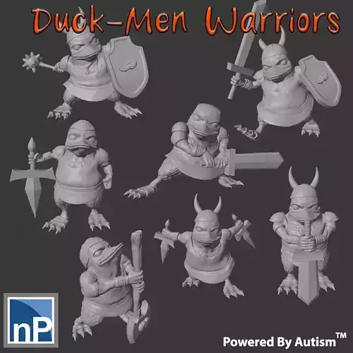 Fantasy Duck-Men Warriors