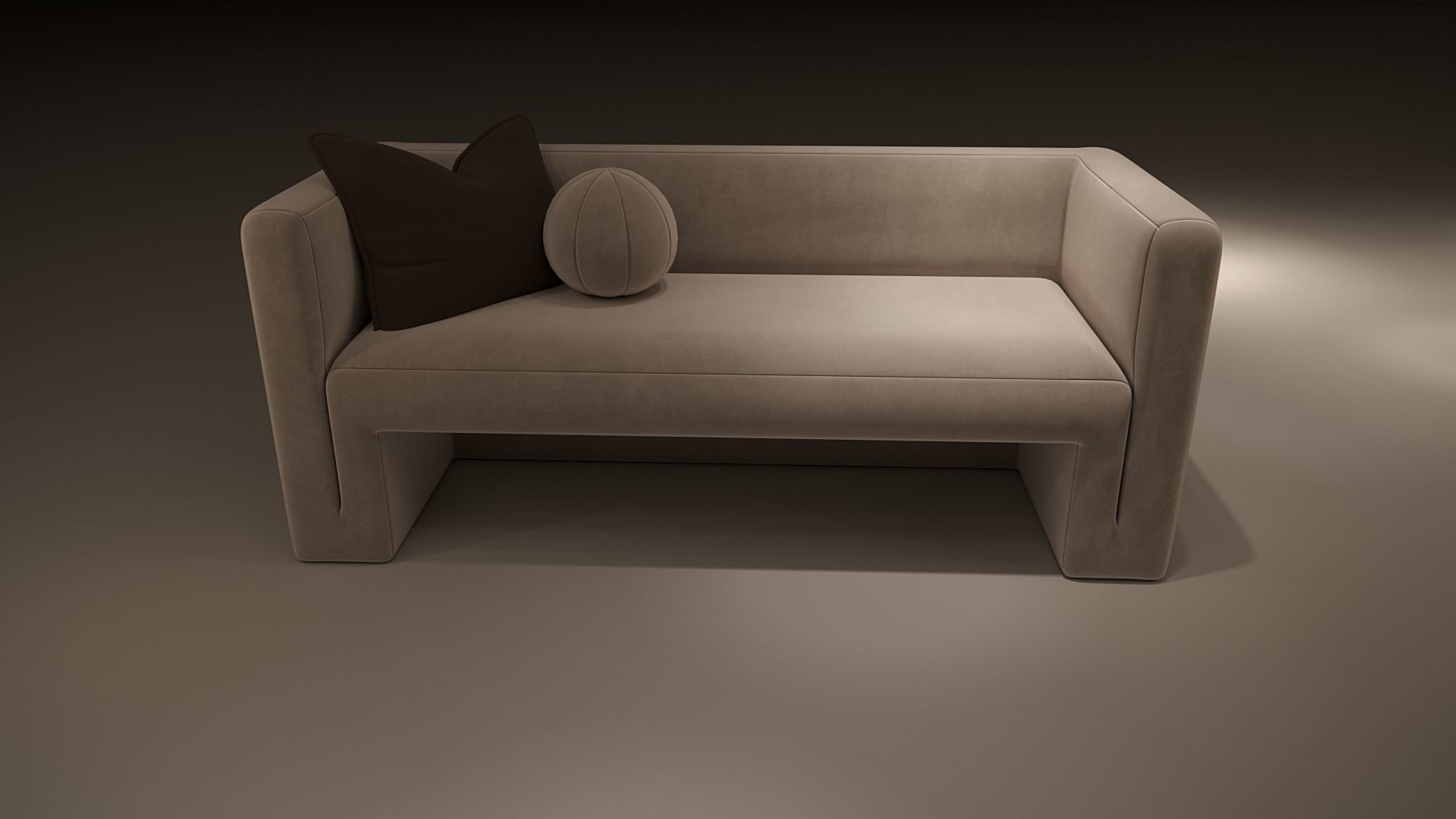 Sofa studio 3D model_6