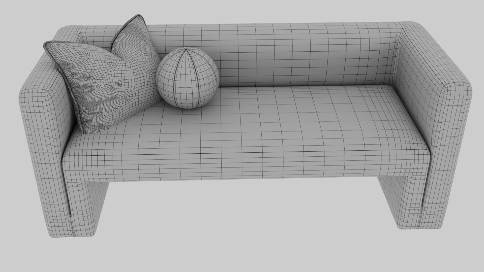 Sofa studio 3D model_1