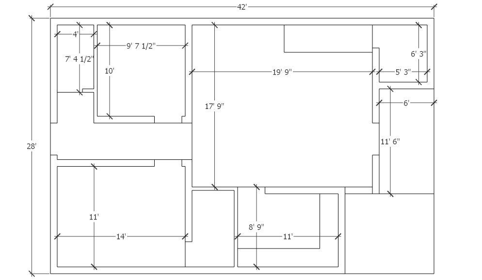 House aerial view 3D model_1