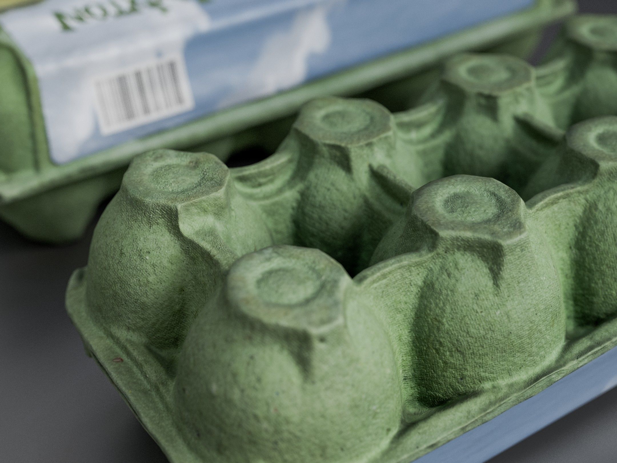 Egg carton - PBR - Low-poly 3D model_6