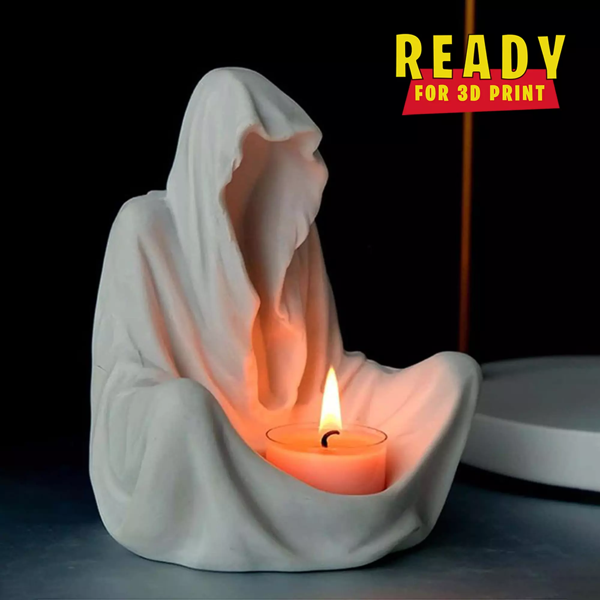 GHOST WIZARD CANDLESTICK 3D print model