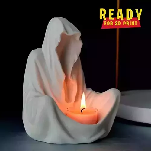 GHOST WIZARD CANDLESTICK