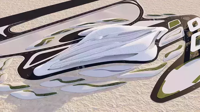 Dubai Beeah  3D model