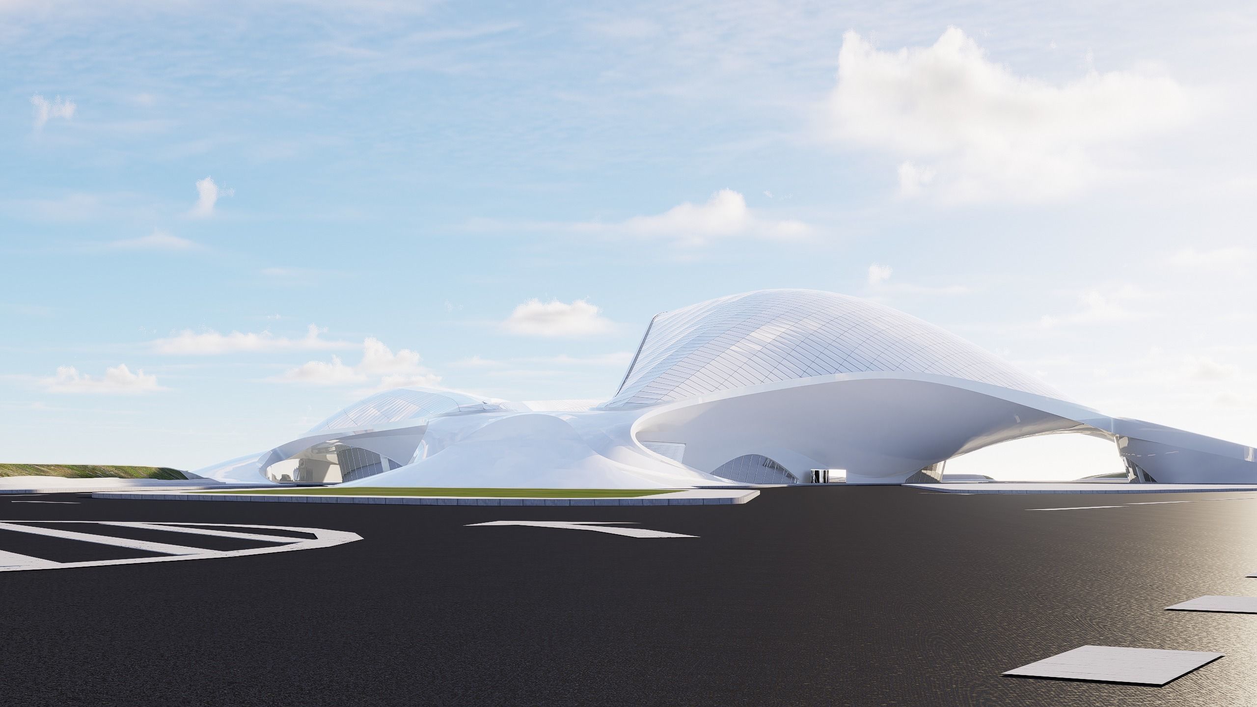 Dubai Beeah  3D model_1