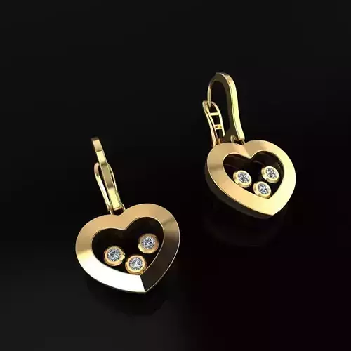 Chopard  Heart Earrings