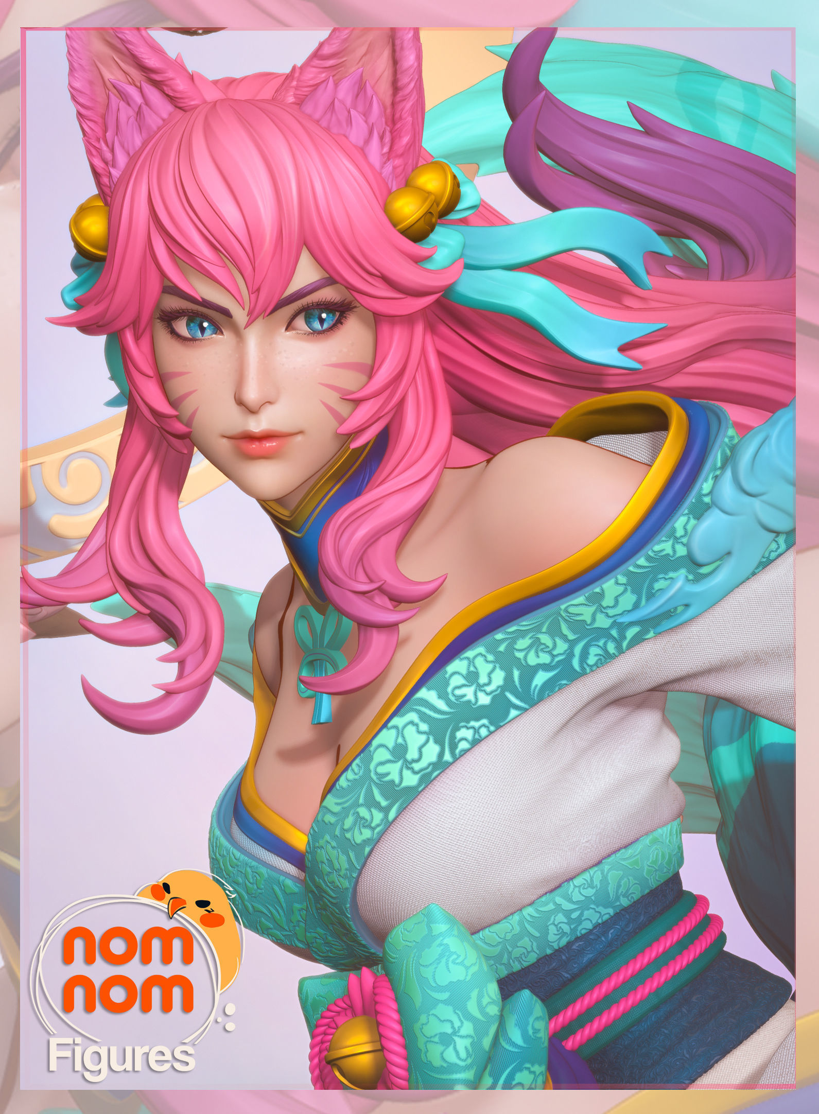 Ahri Spirit Blossom - League of Legends 3D print model_1