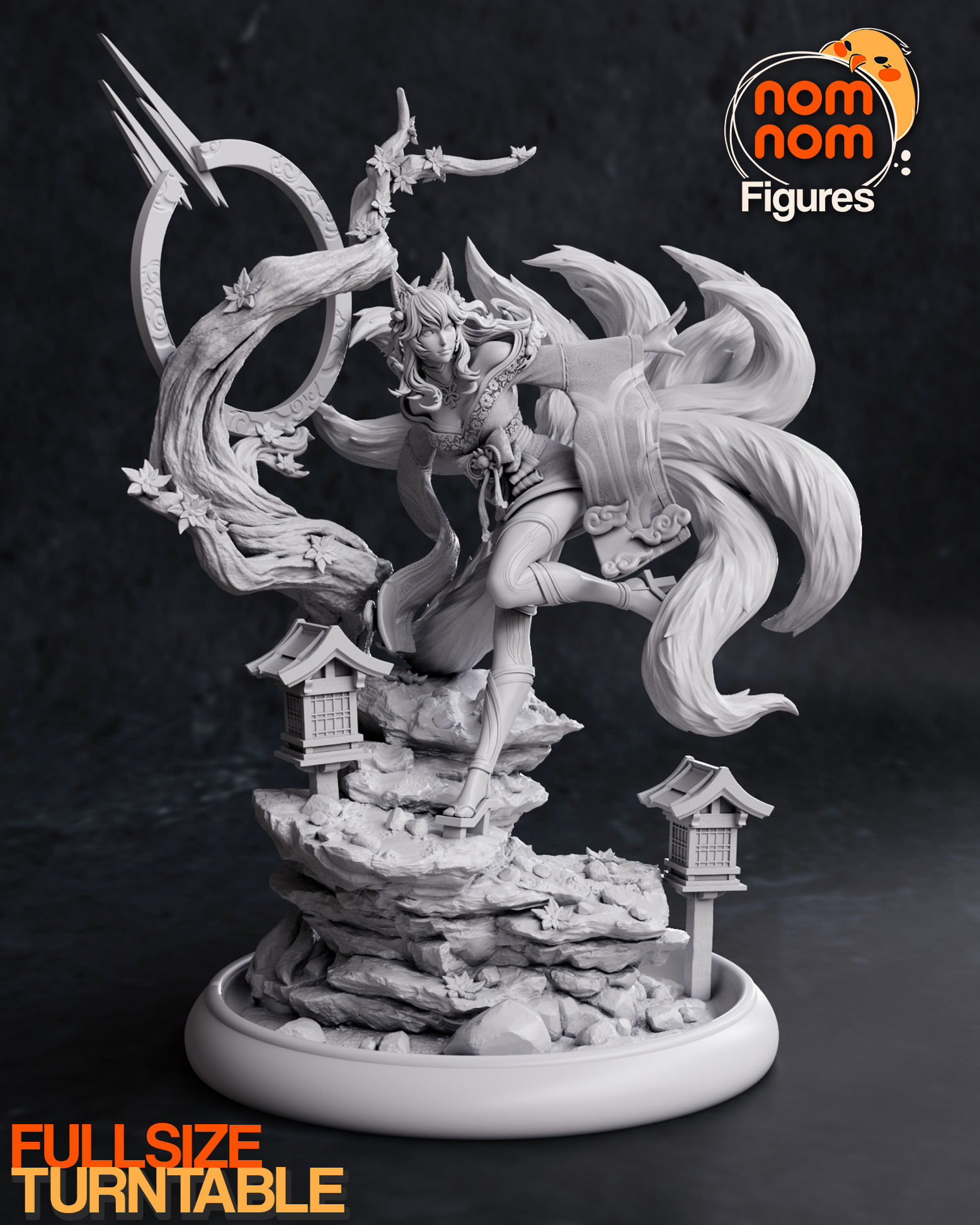 Ahri Spirit Blossom - League of Legends 3D print model_6