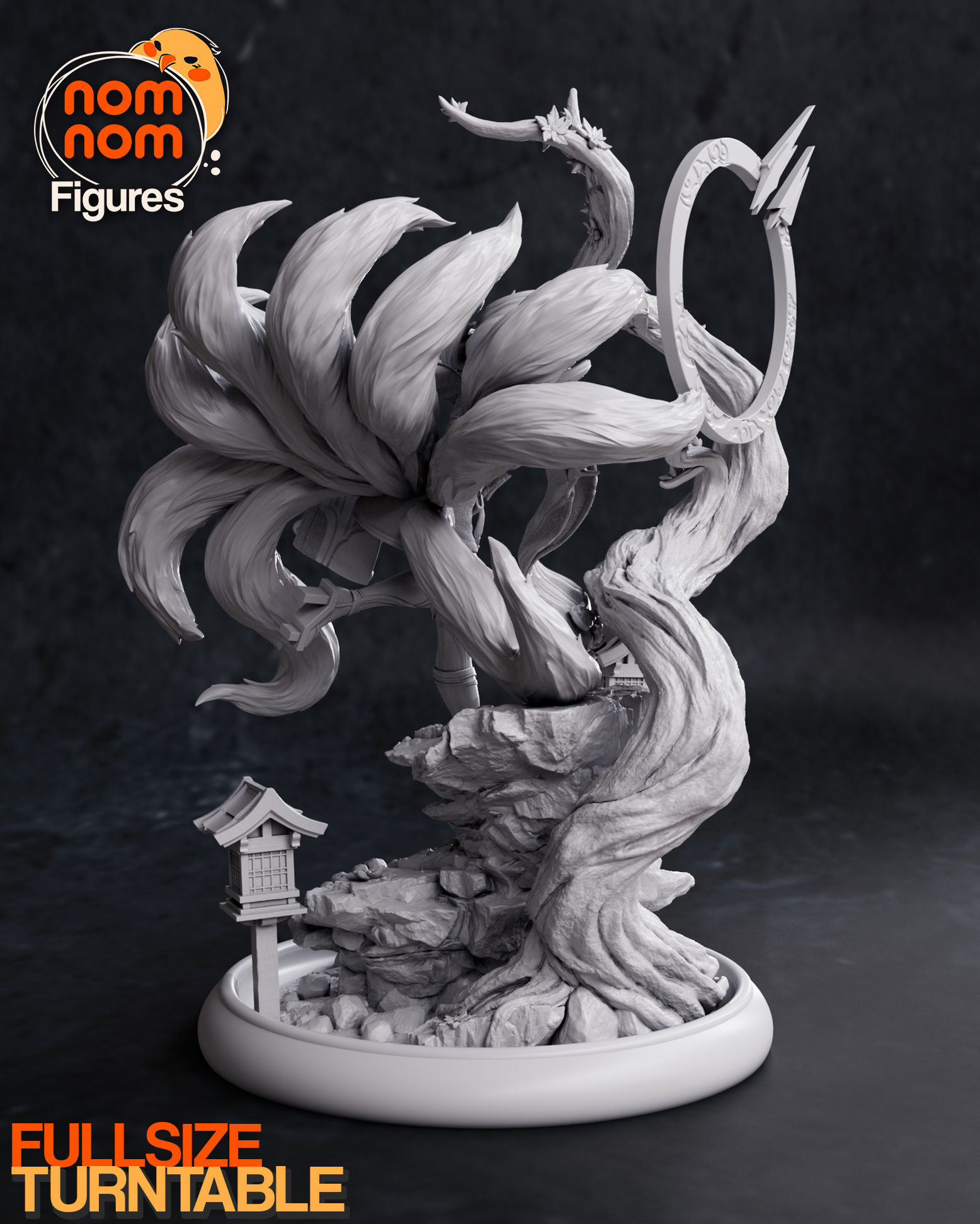 Ahri Spirit Blossom - League of Legends 3D print model_5