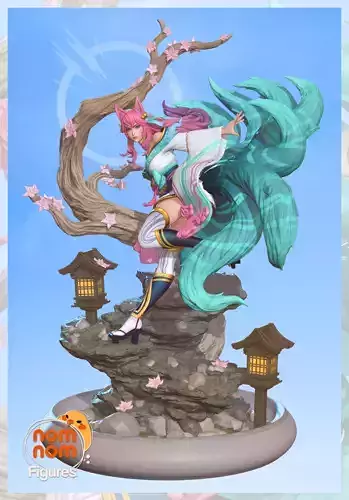 Ahri Spirit Blossom - League of Legends 3D print model