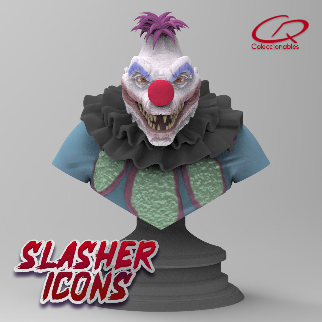 Killer Klowns from Outerspace -  King Clown bust - Slasher Icons 3D print model_2