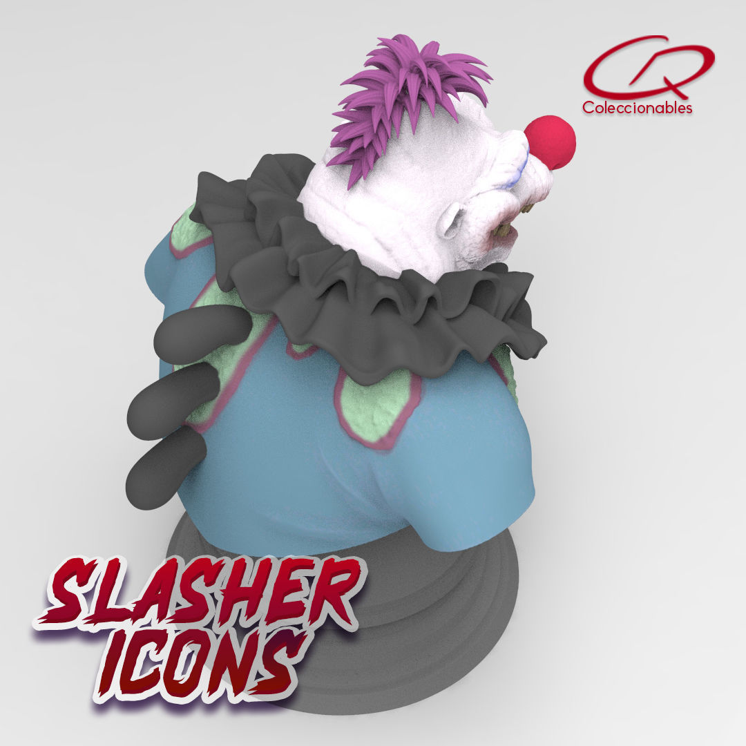 Killer Klowns from Outerspace -  King Clown bust - Slasher Icons 3D print model_13