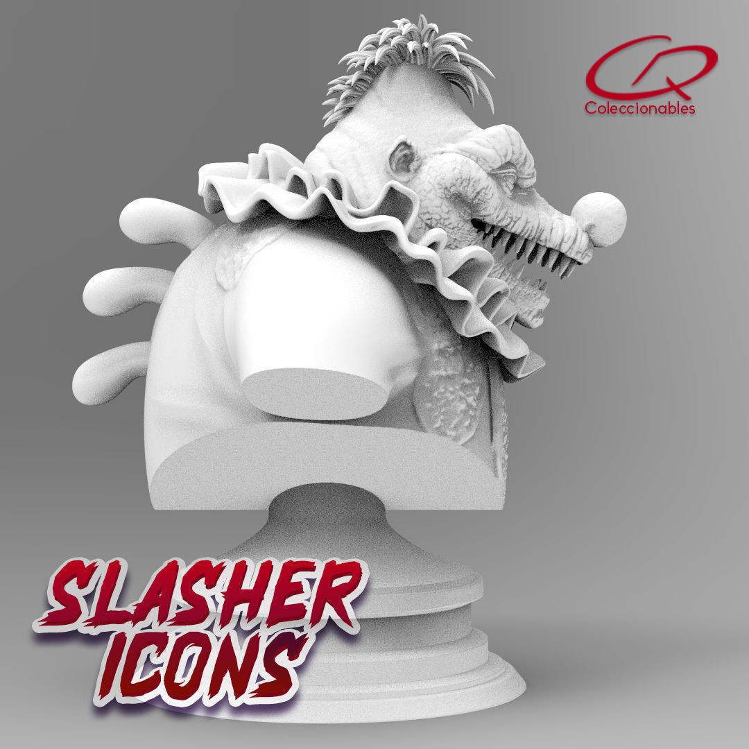 Killer Klowns from Outerspace -  King Clown bust - Slasher Icons 3D print model_5