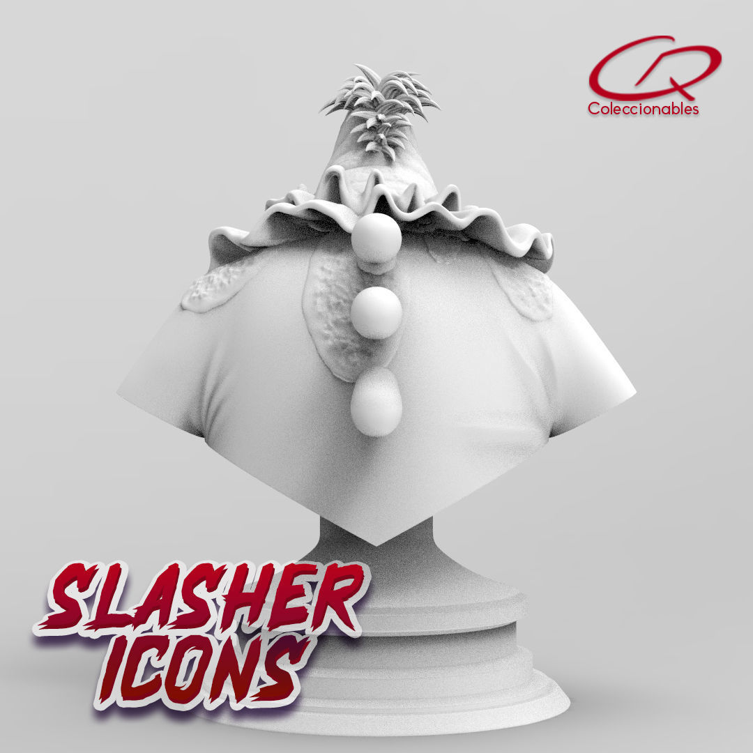 Killer Klowns from Outerspace -  King Clown bust - Slasher Icons 3D print model_7