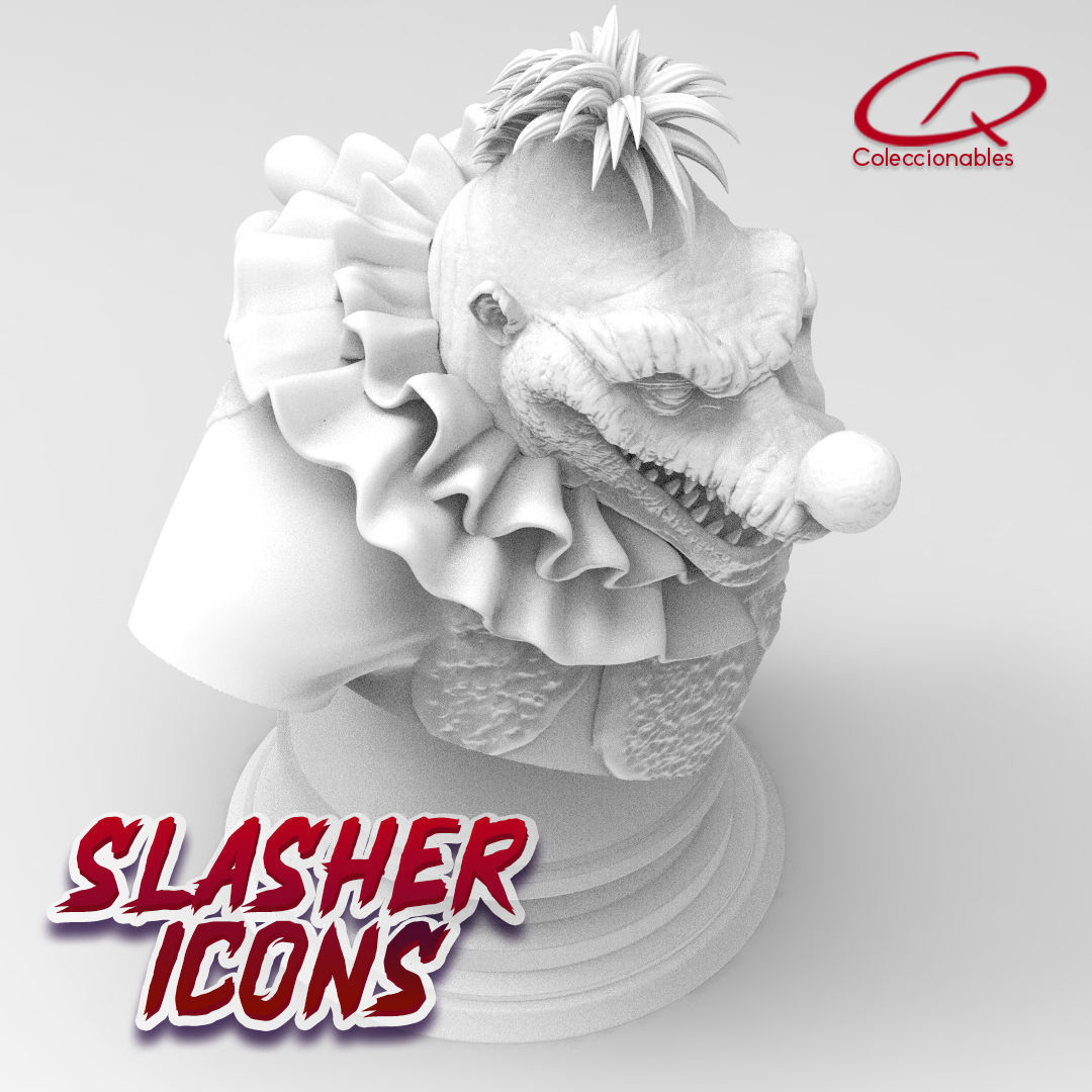 Killer Klowns from Outerspace -  King Clown bust - Slasher Icons 3D print model_1