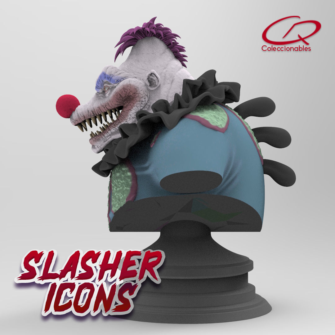 Killer Klowns from Outerspace -  King Clown bust - Slasher Icons 3D print model_8