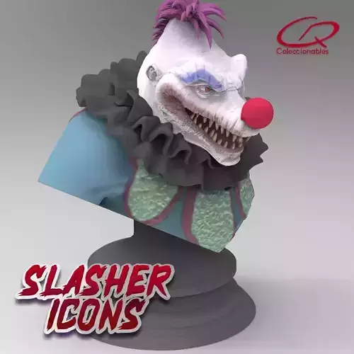 Killer Klowns from Outerspace -  King Clown bust - Slasher Icons 3D print model
