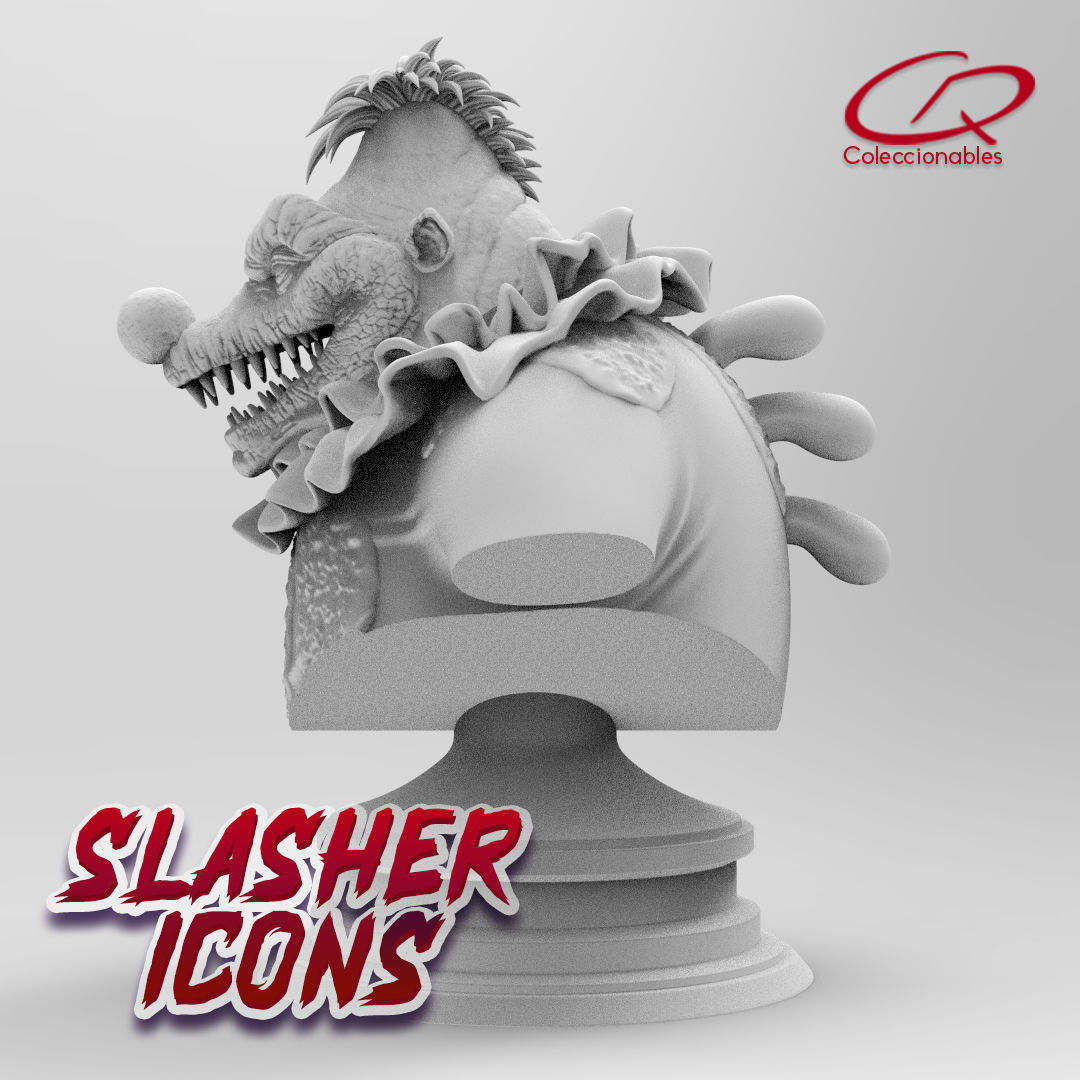 Killer Klowns from Outerspace -  King Clown bust - Slasher Icons 3D print model_3