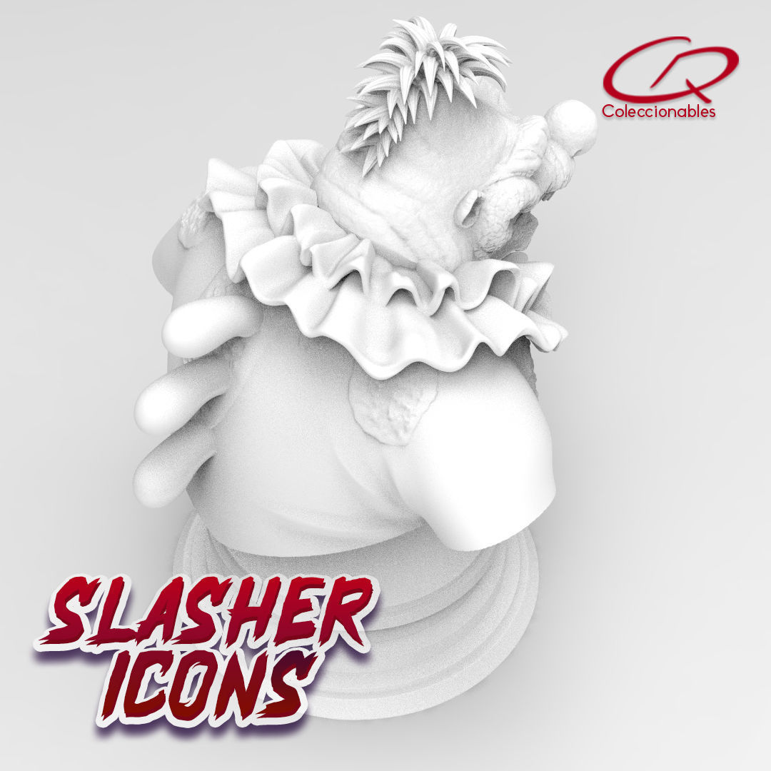 Killer Klowns from Outerspace -  King Clown bust - Slasher Icons 3D print model_11