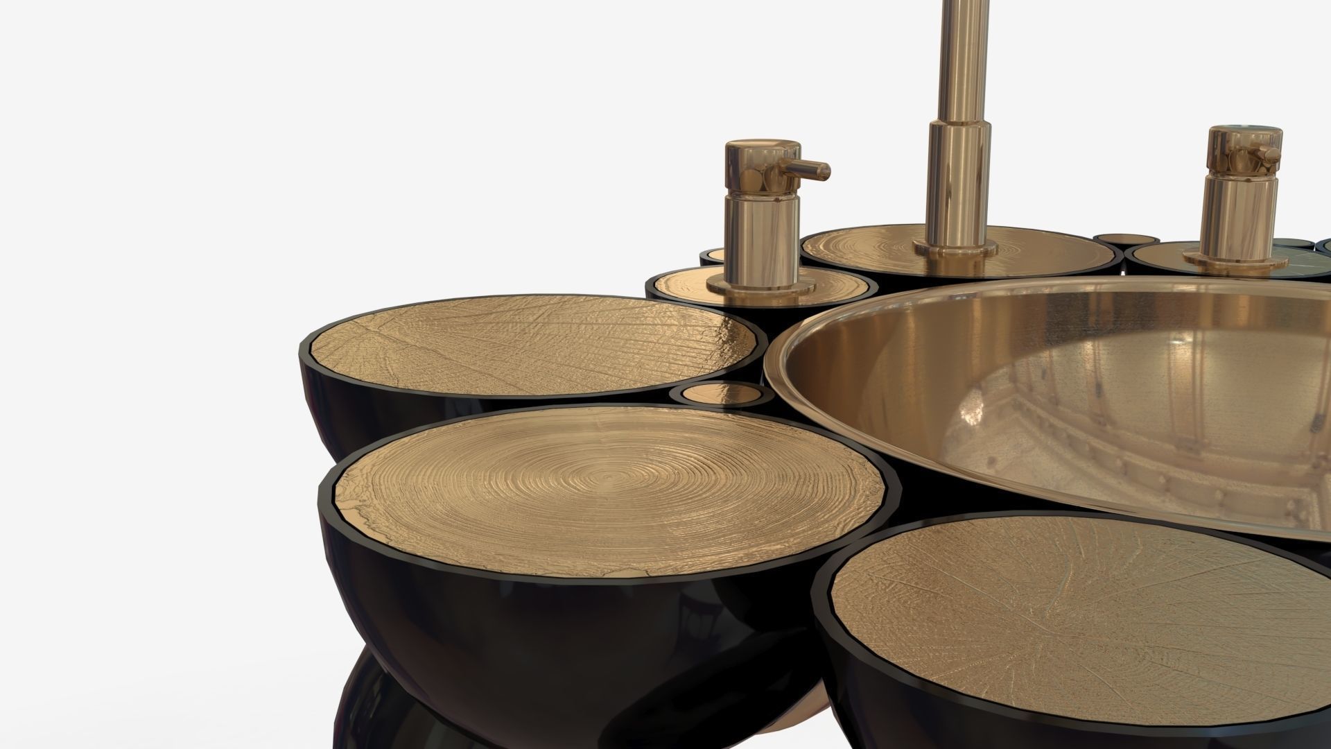 Newton Free Standing - Boca Do Lobo Low-poly 3D model_4