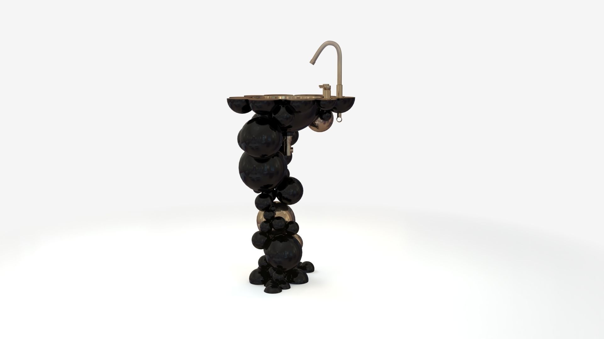 Newton Free Standing - Boca Do Lobo Low-poly 3D model_3