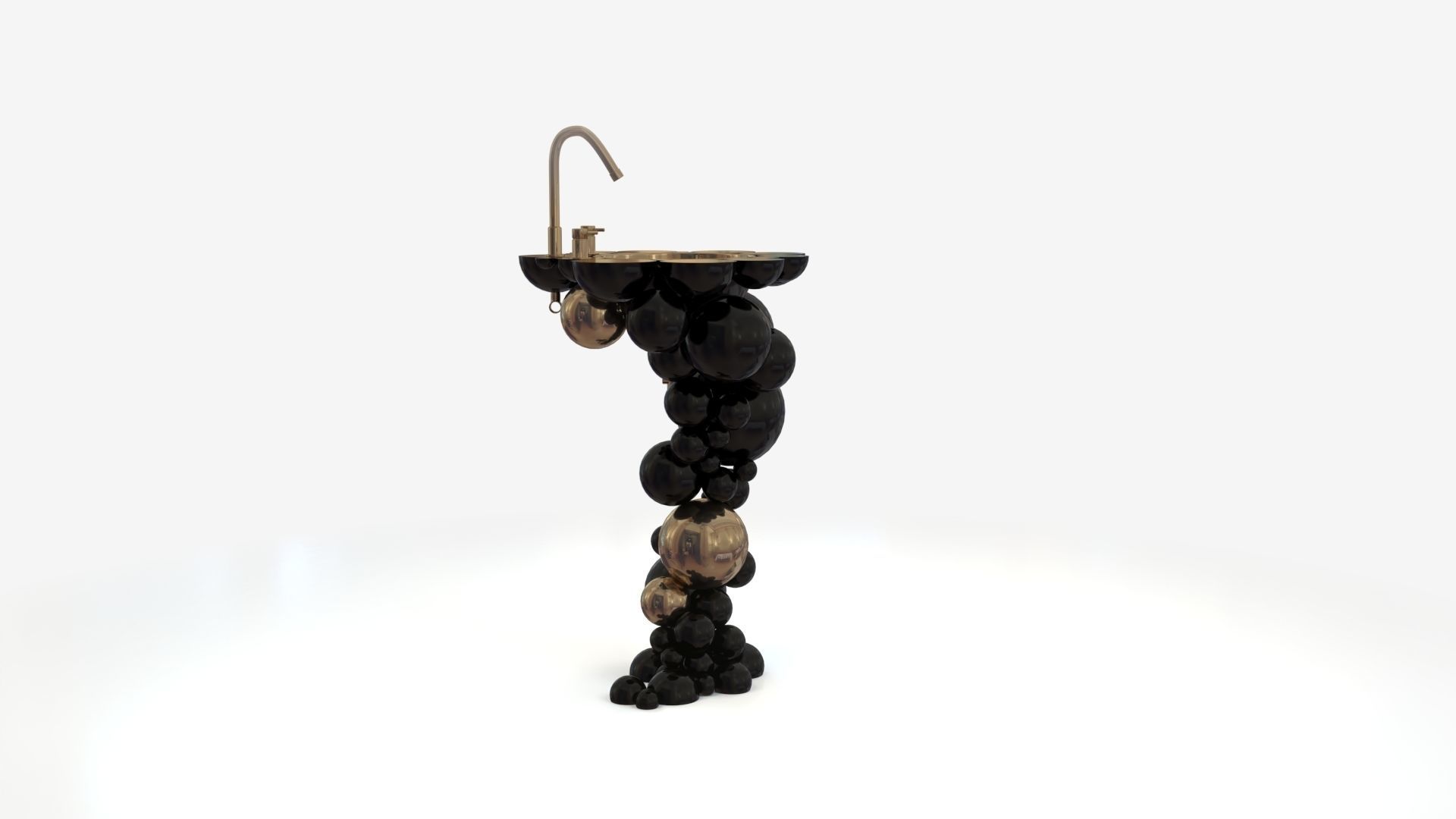 Newton Free Standing - Boca Do Lobo Low-poly 3D model_2