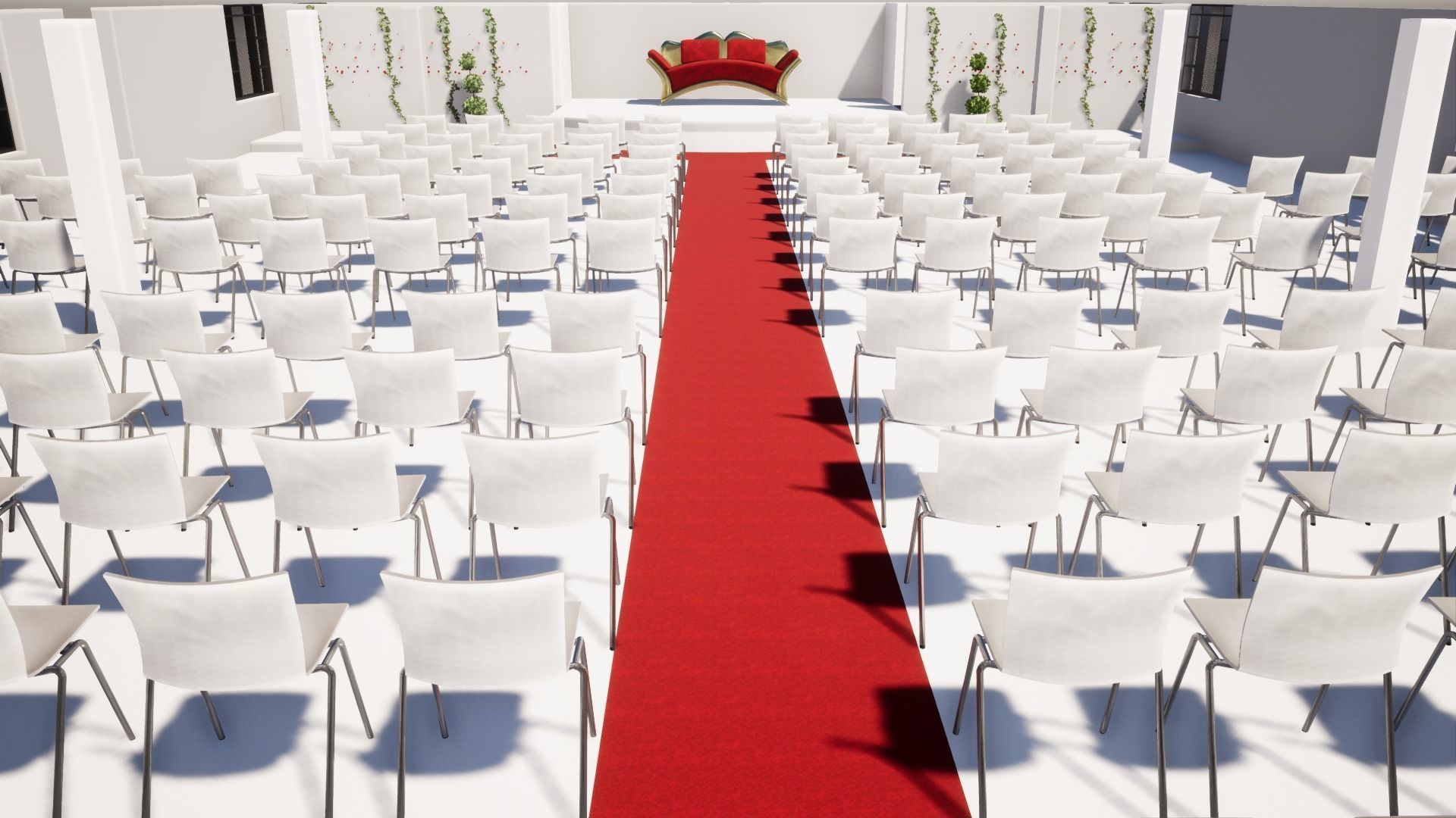 Marriage Hall 2 3D model_7