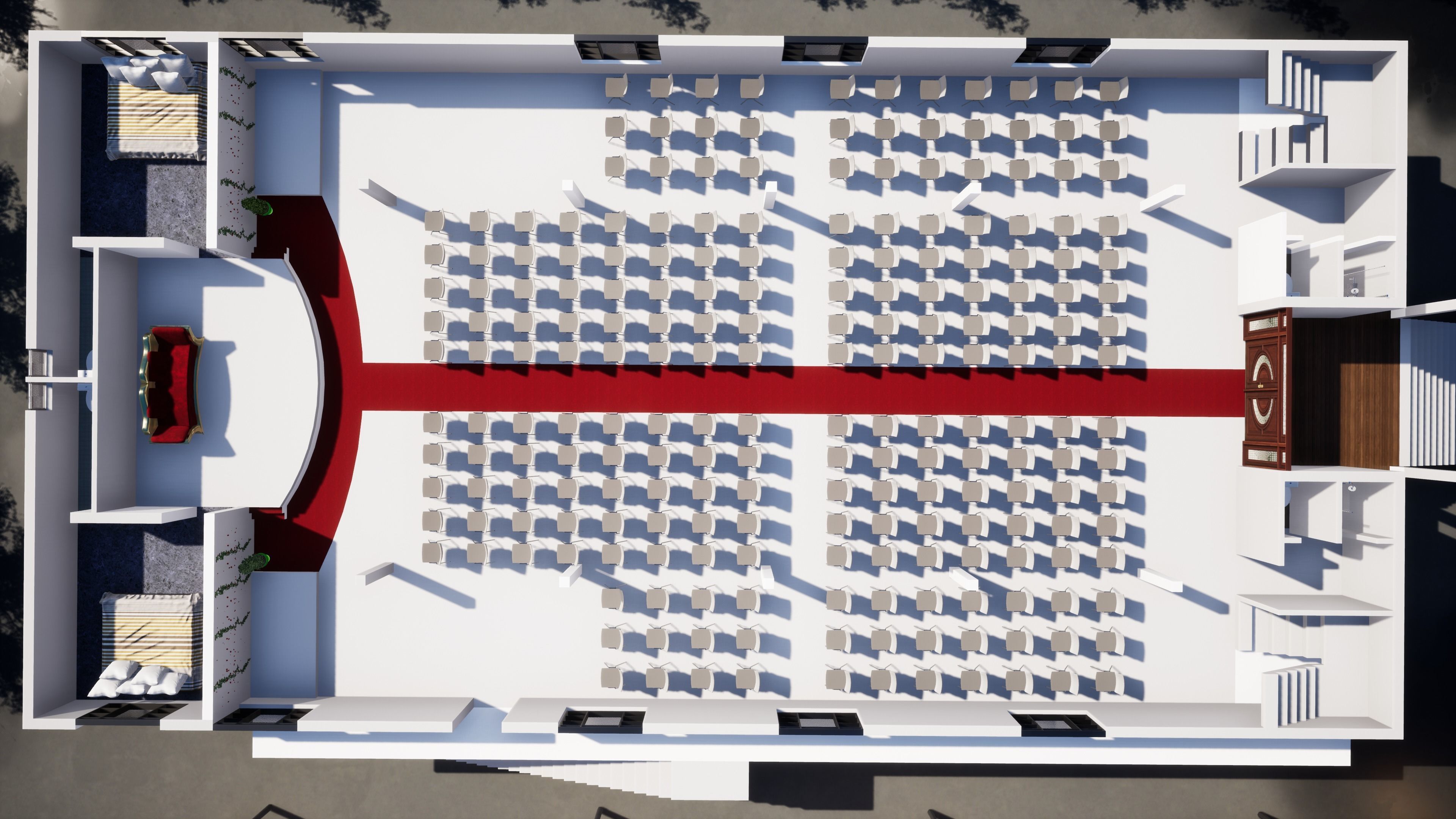 Marriage Hall 2 3D model_16