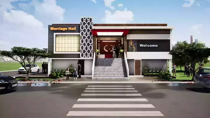 Marriage Hall 2 3D model