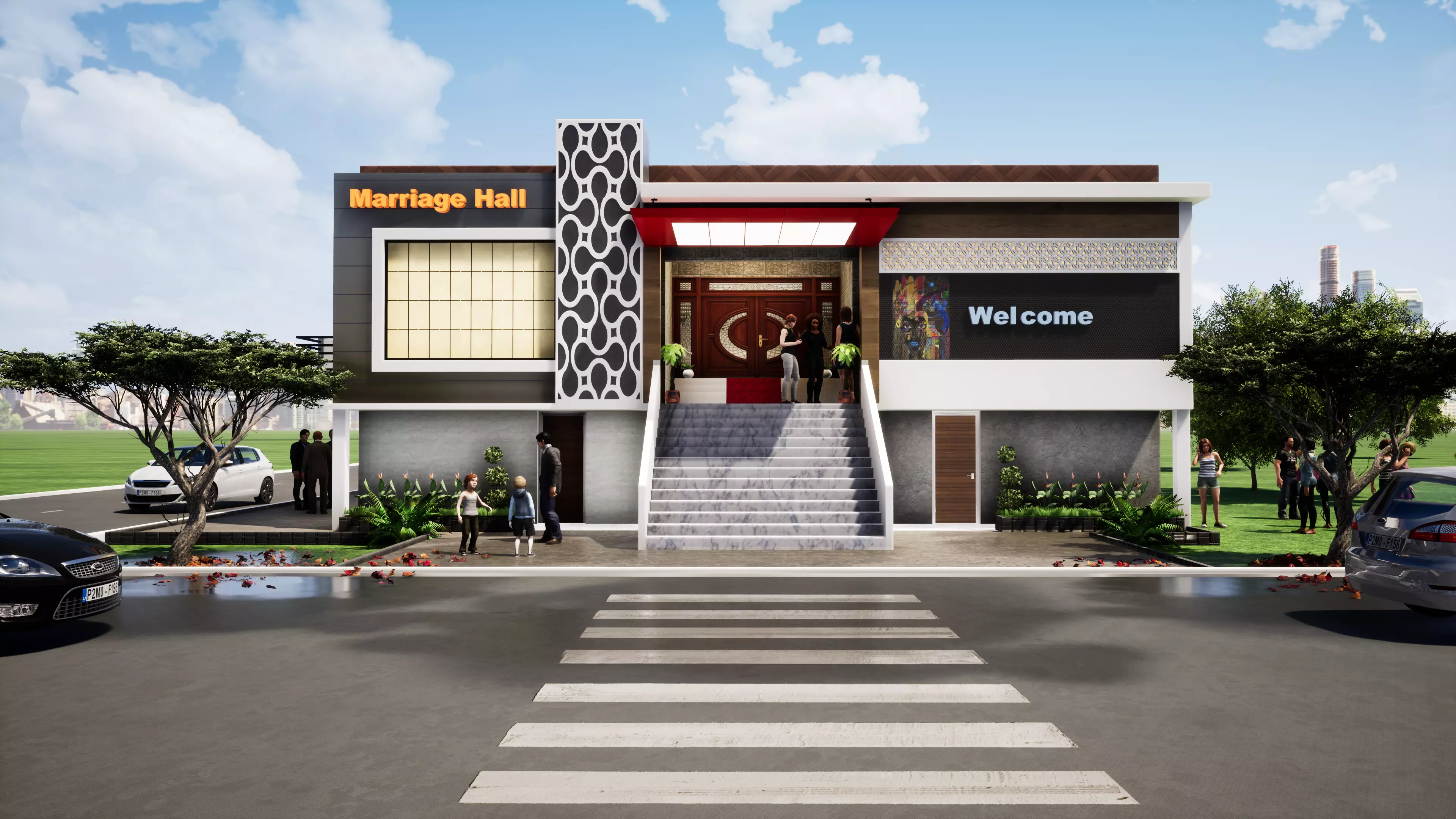 Marriage Hall 2 3D model_0