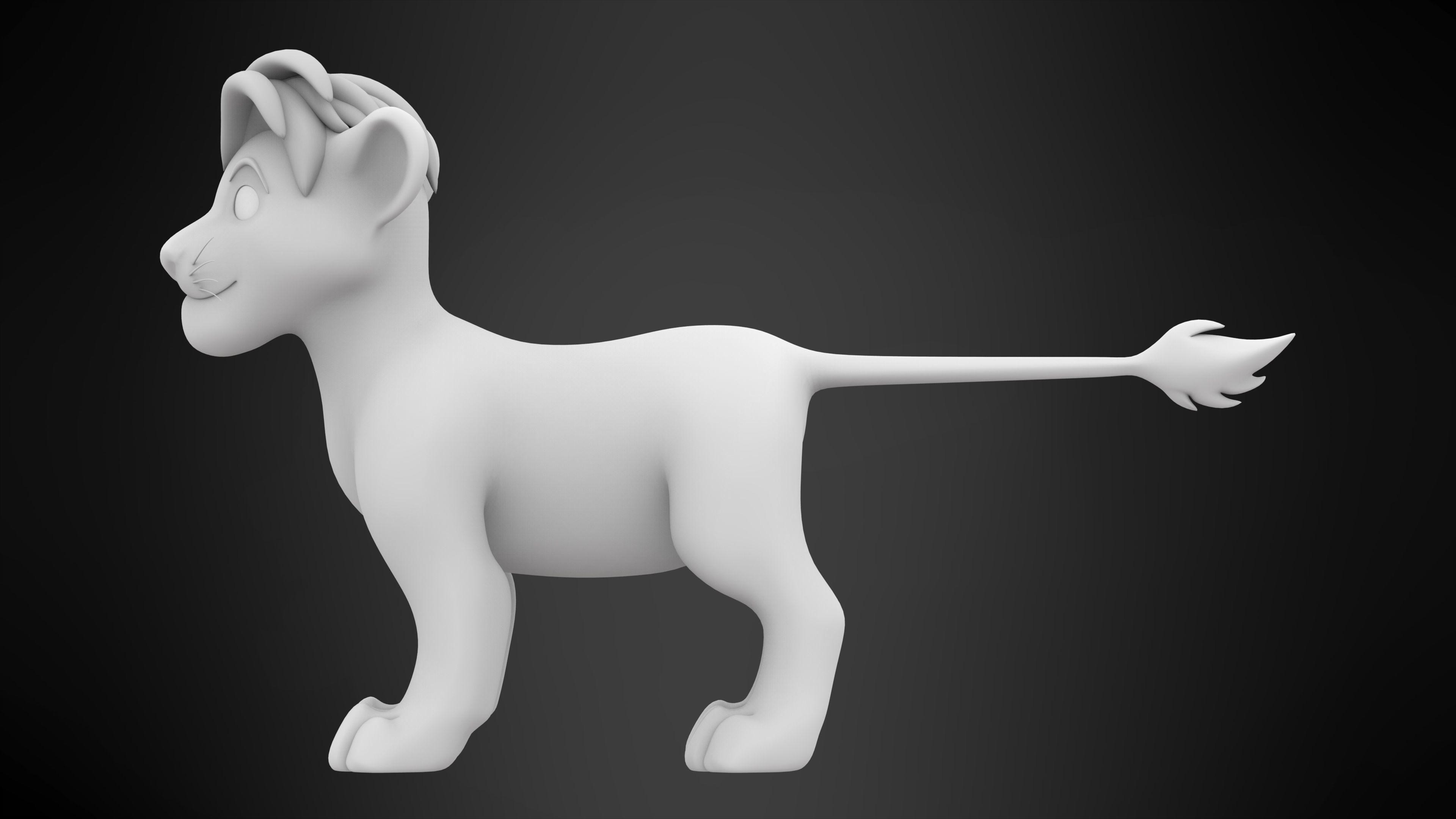 Mufasa Cub 3D model_7